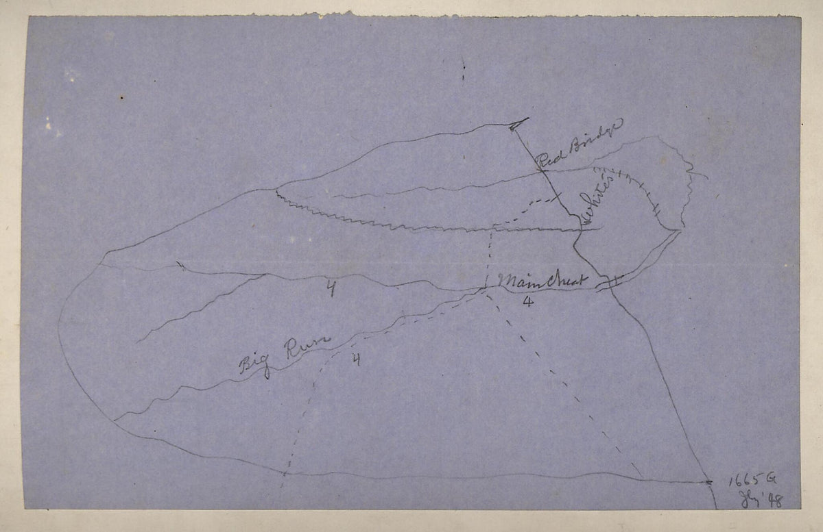 Randolph County, Rich Mountain Region, Rich Mountain Region (Randolph County), United States, West Virginia 1861 by Relic Map Company