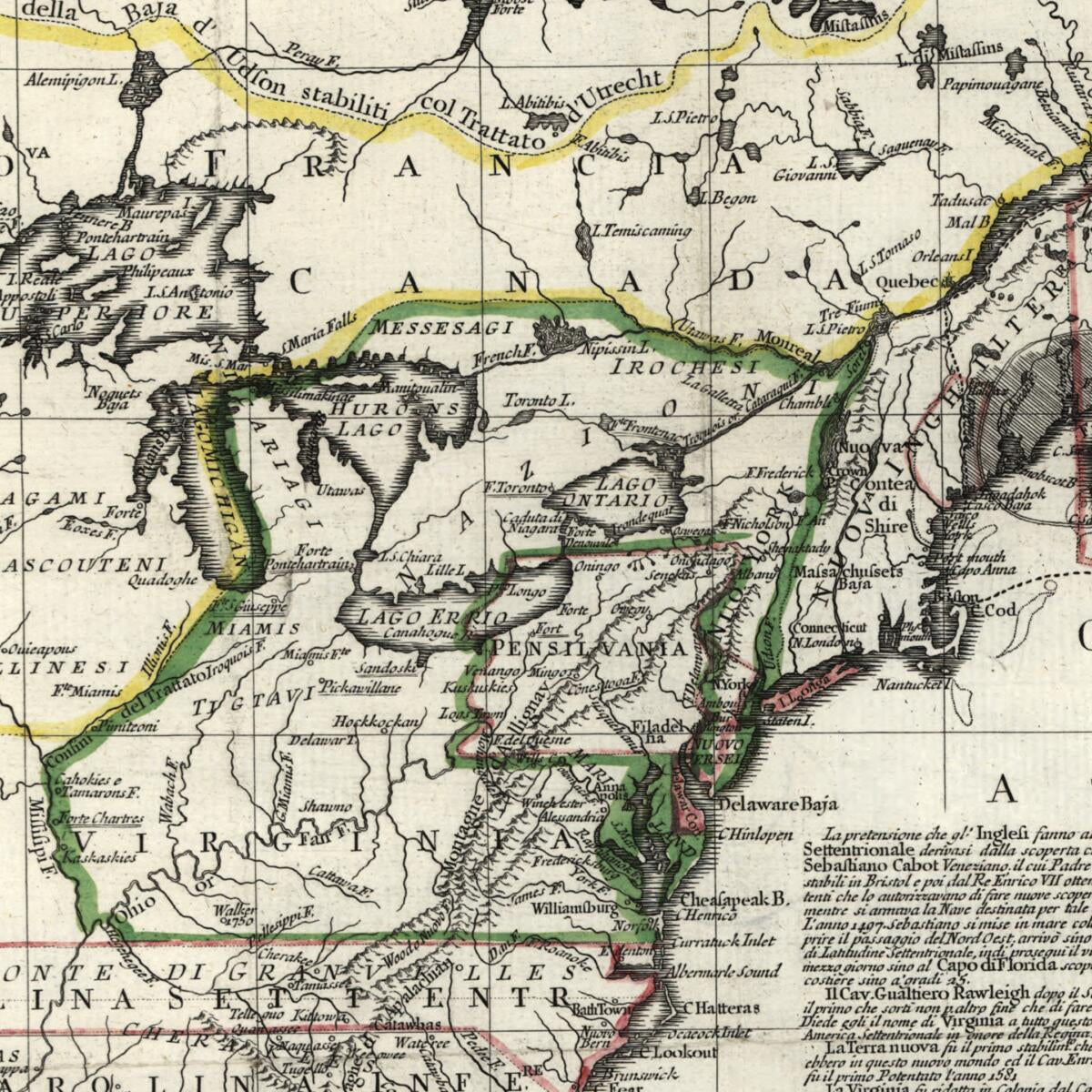 This old map of Mappa Dell&