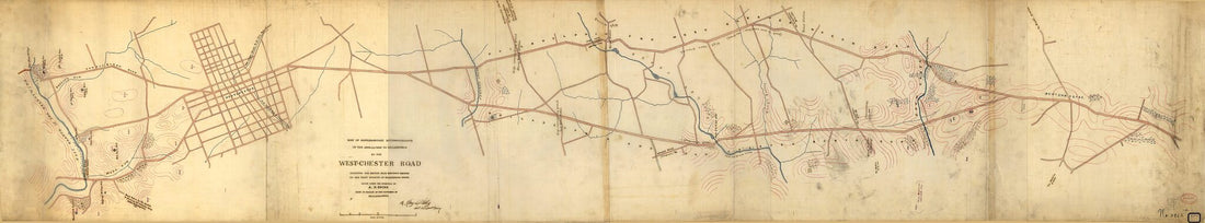 This old map of Chester Road : Including the Section from Newtown Square to the East Branch of the Brandywine Creek from 1863 was created by A. D. (Alexander Dallas) Bache, United States Coast Survey, Henry L. Whiting in 1863