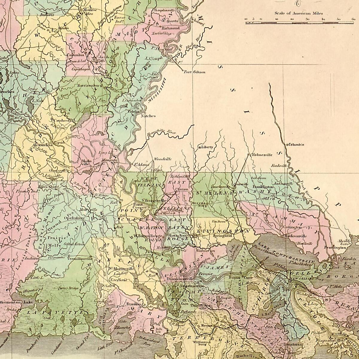 This old map of A New Universal Atlas, Comprising Separate Maps of All the Principal Empires, Kingdoms & States Throughout the World, and Forming a Distinct Atlas of the United States (Universal Atlas) from 1848 was created by J. (Jeremiah) Greenleaf in