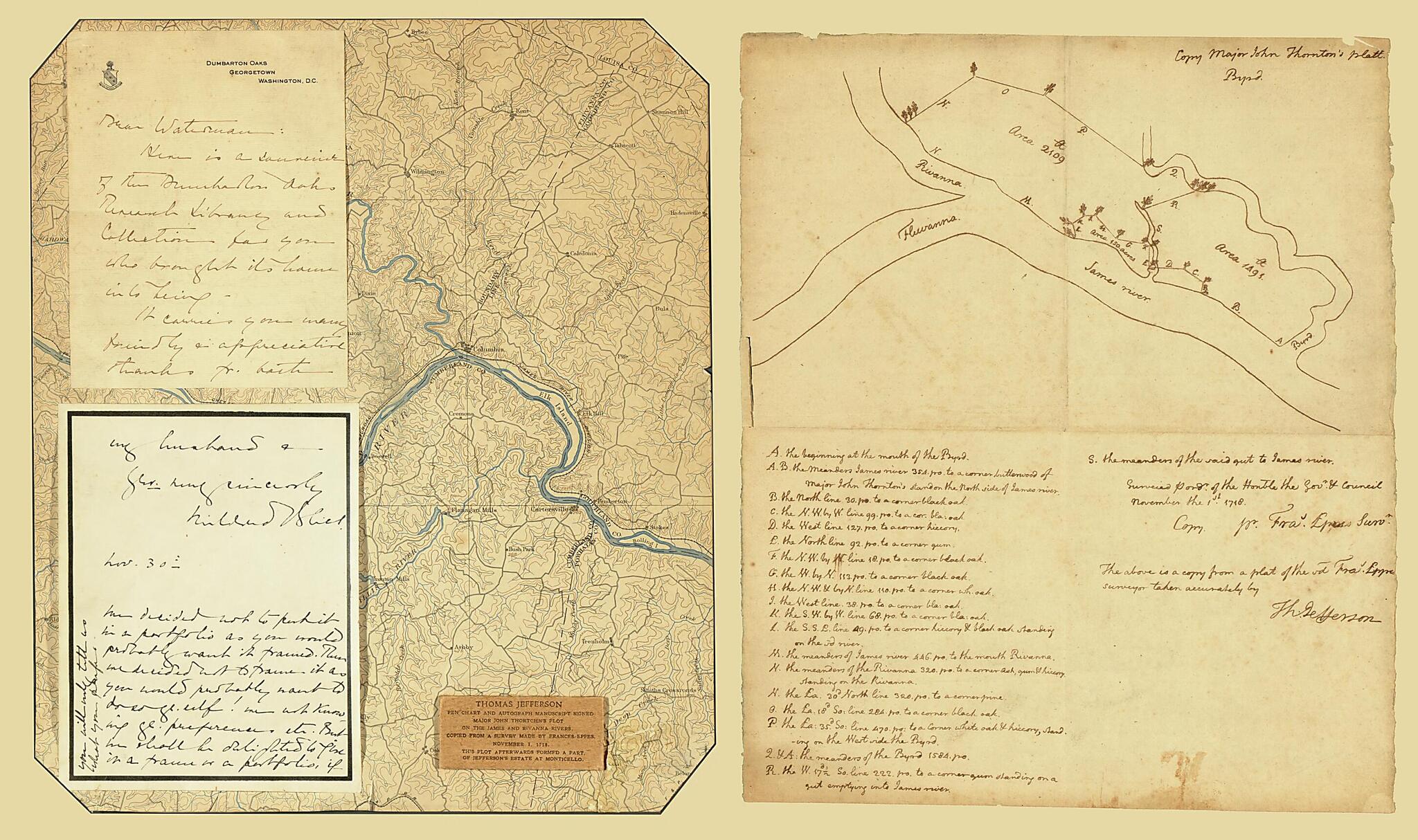 This old map of Copy Major John Thornton&