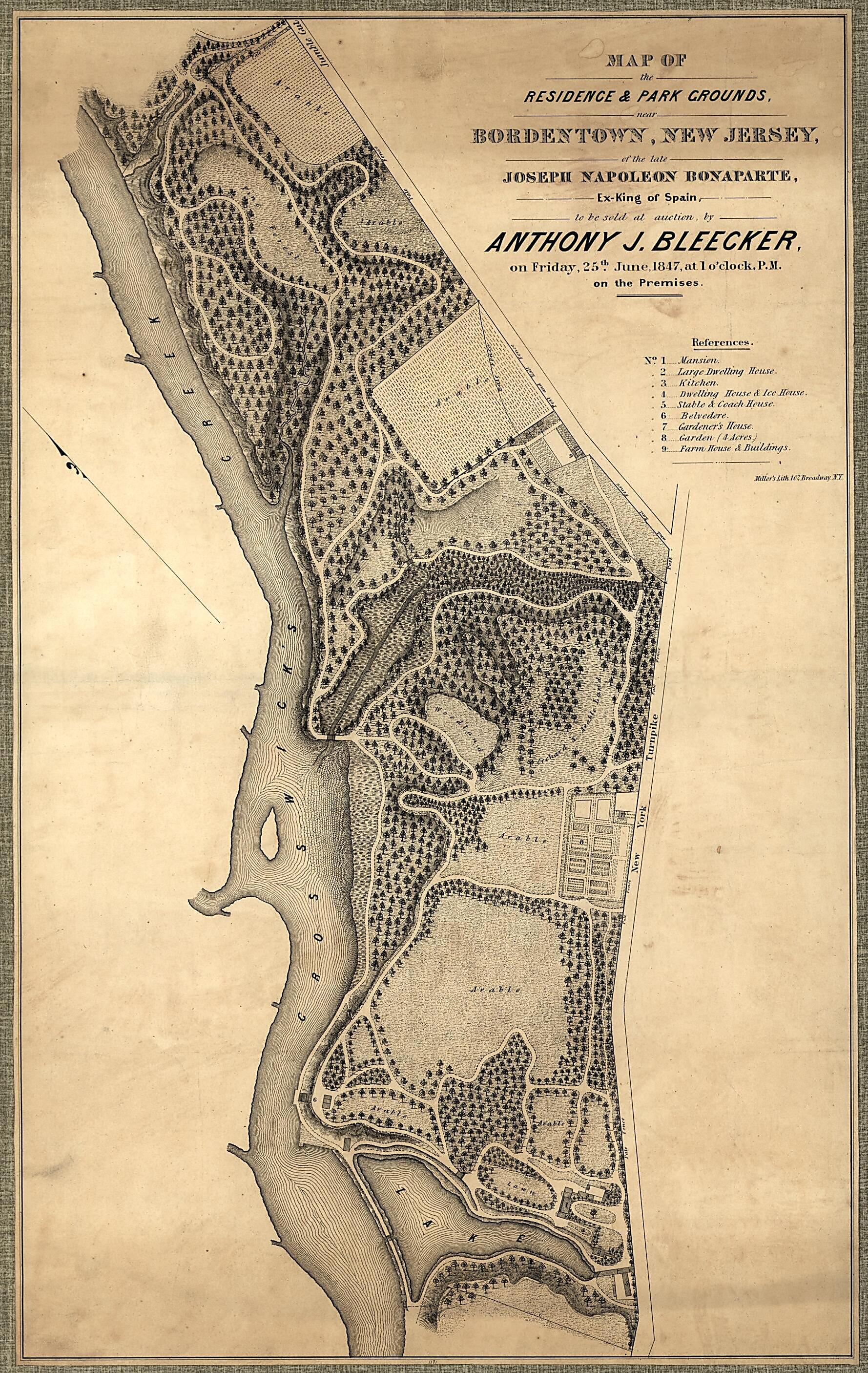 This old map of King of Spain from 1847 was created by Miller & Co in 1847