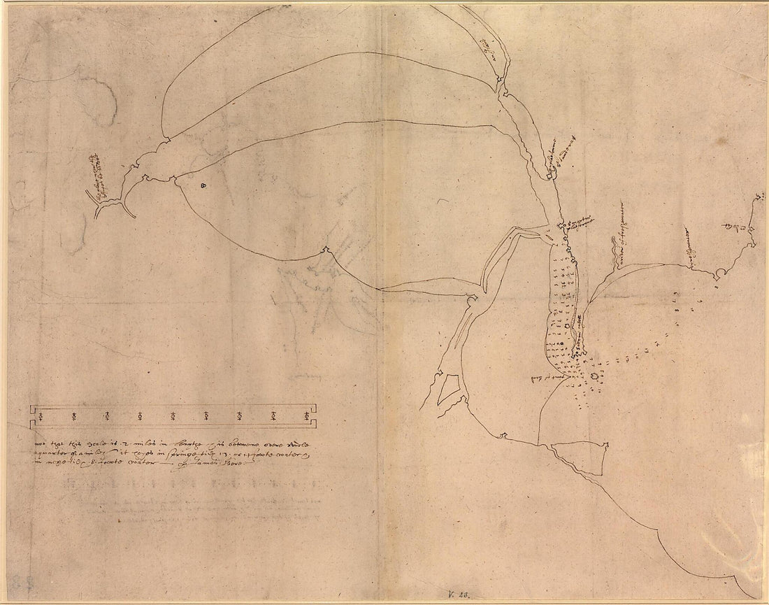 This old map of La Coruña. El Ferrol, Spain from 1589 was created by Hans and Hanni Kraus Sir Francis Drake Collection (Library of Congress) in 1589