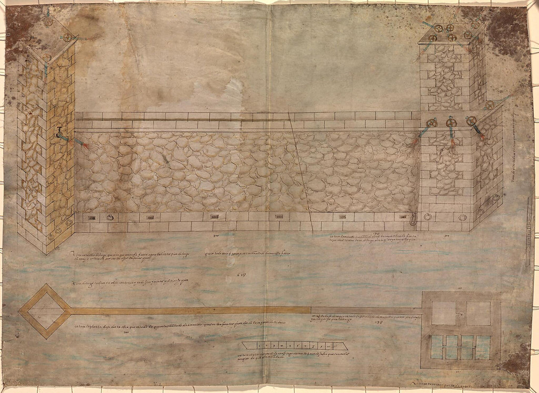 This old map of San Juan De Ulúa from 1570 was created by Cristóbal De Eraso, Hans and Hanni Kraus Sir Francis Drake Collection (Library of Congress) in 1570