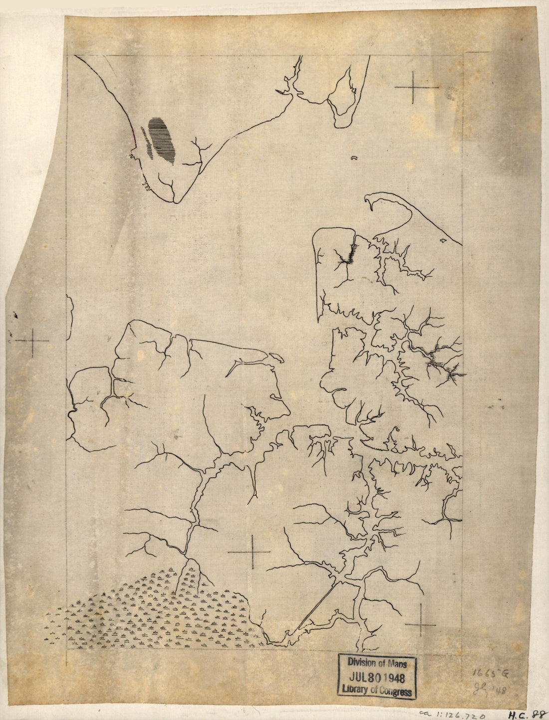 This old map of Outline Map of Hampton Roads, and the Vicinity of Norfolk, Va. from 1861 was created by in 1861