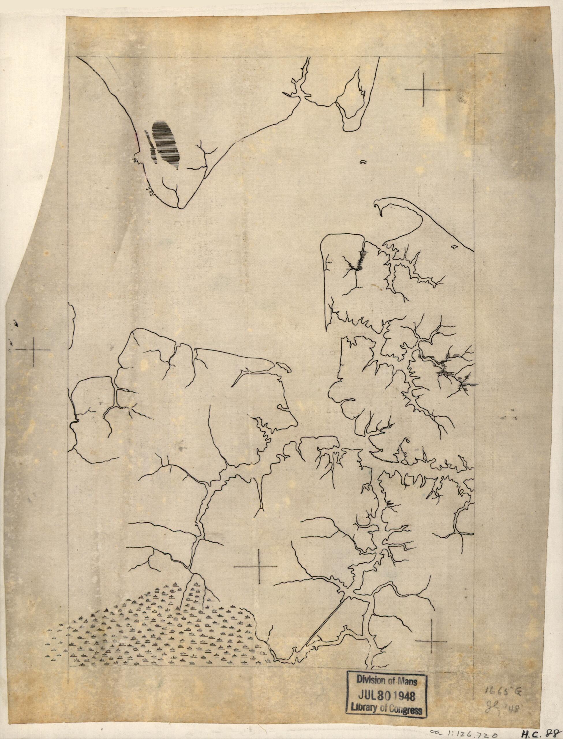 This old map of Outline Map of Hampton Roads, and the Vicinity of Norfolk, Va. from 1861 was created by in 1861