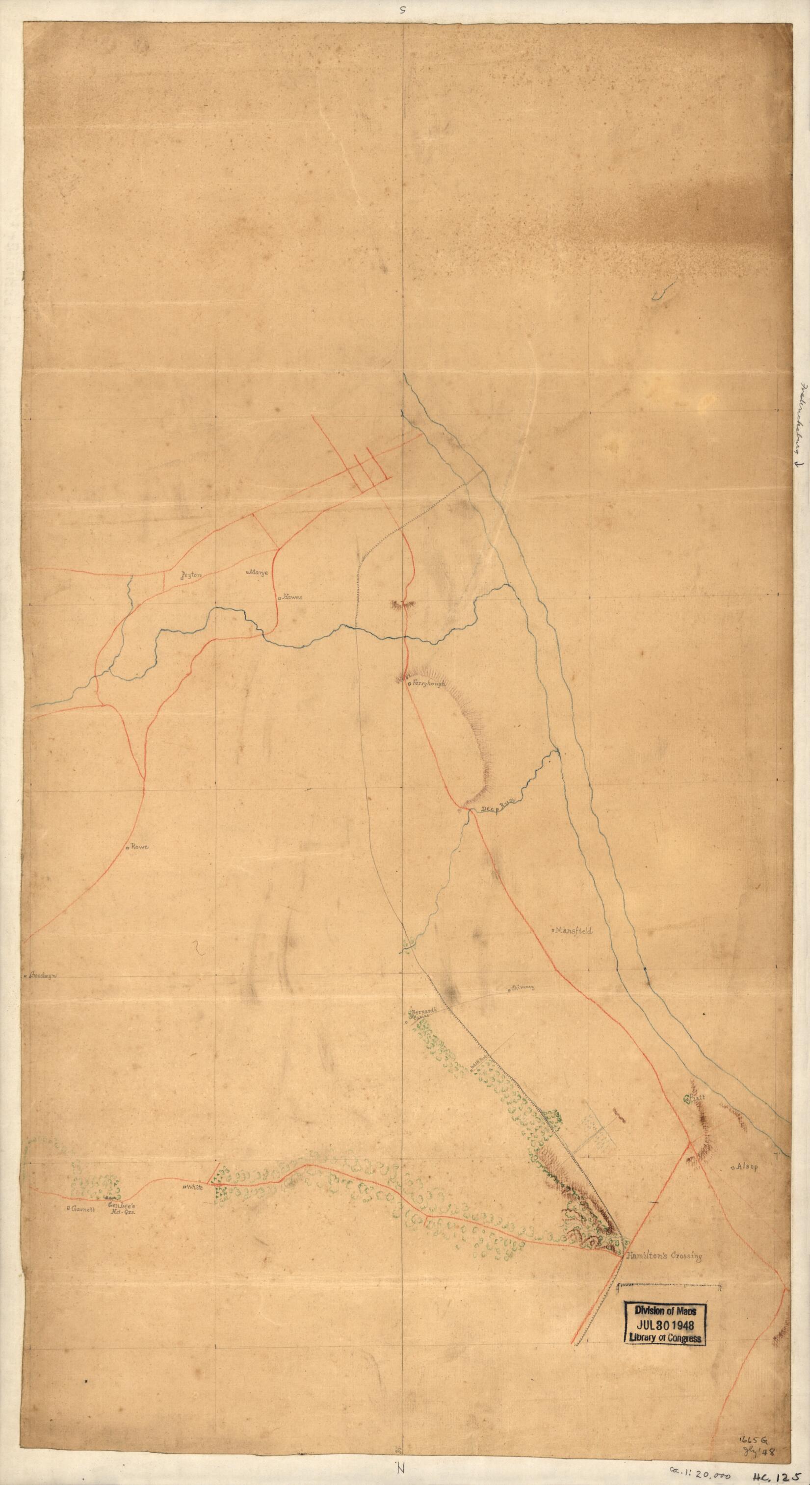 This old map of An Unfinished Drawing of the Battle of Fredericksburg, Saturday, December 13, from 1862 was created by in 1862