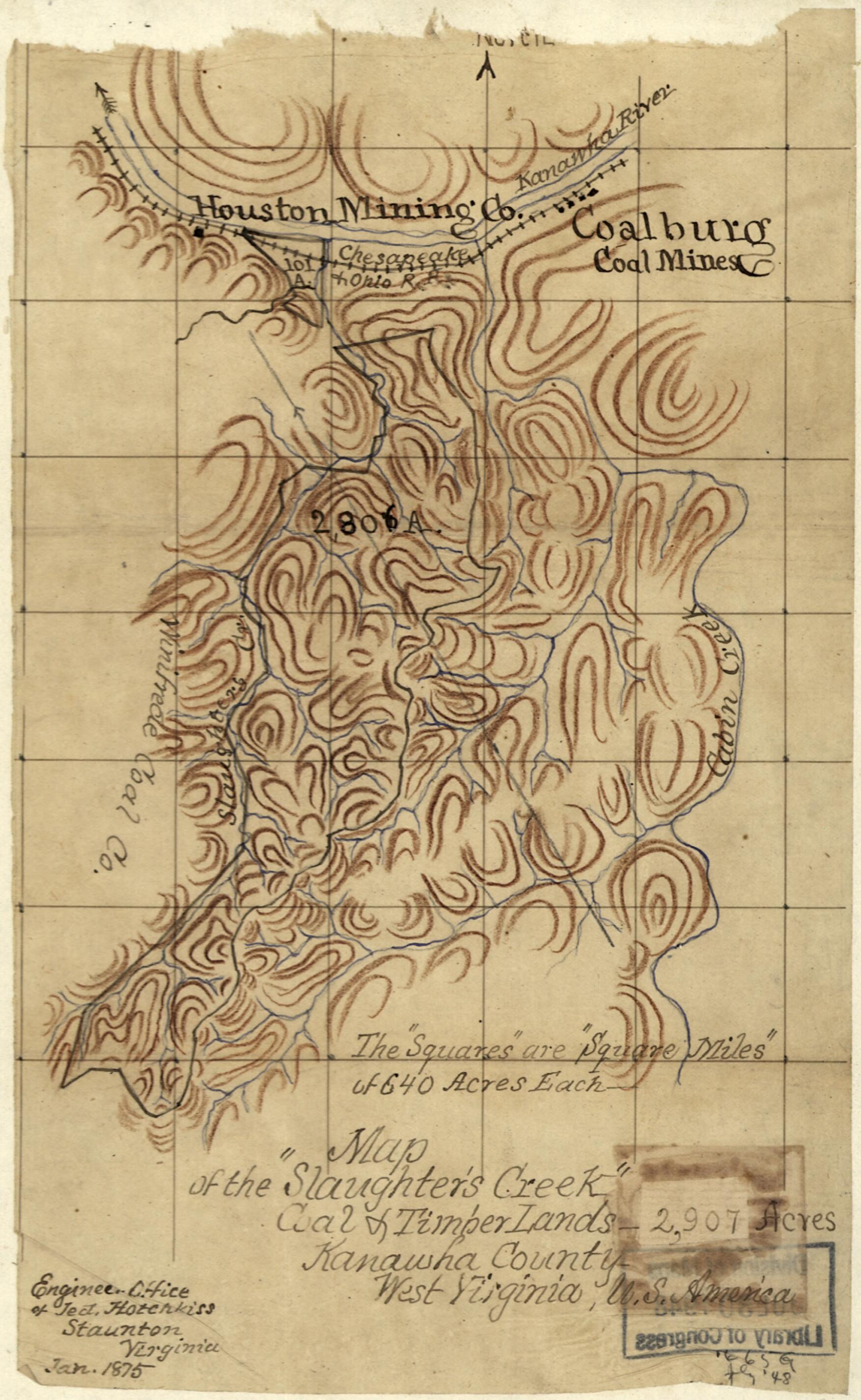 This old map of Map of the Slaughter&