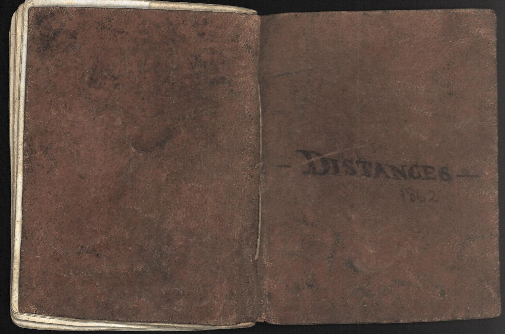 This old map of Distances, from 1862 : Virginia was created by in 1862