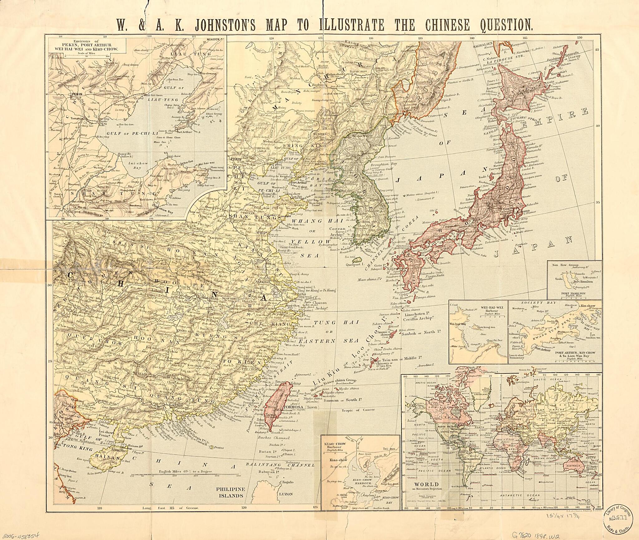 This old map of W. & A. K. Johnston&