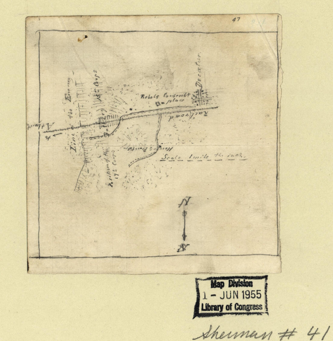 This old map of Map of the Battle of Atlanta, Georgia, July 22, from 1864 was created by  in 1864