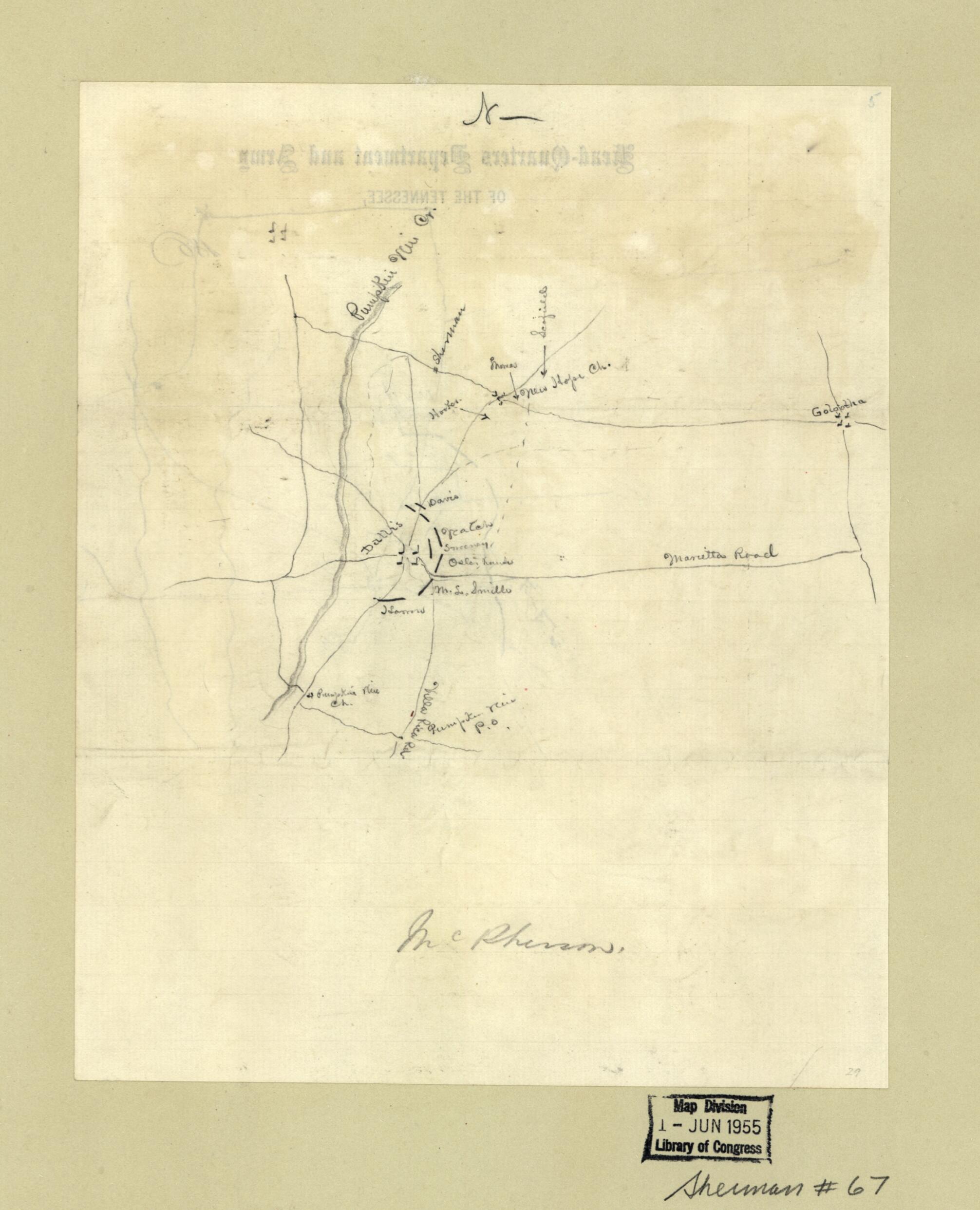 This old map of June 5, from 1864 was created by in 1864