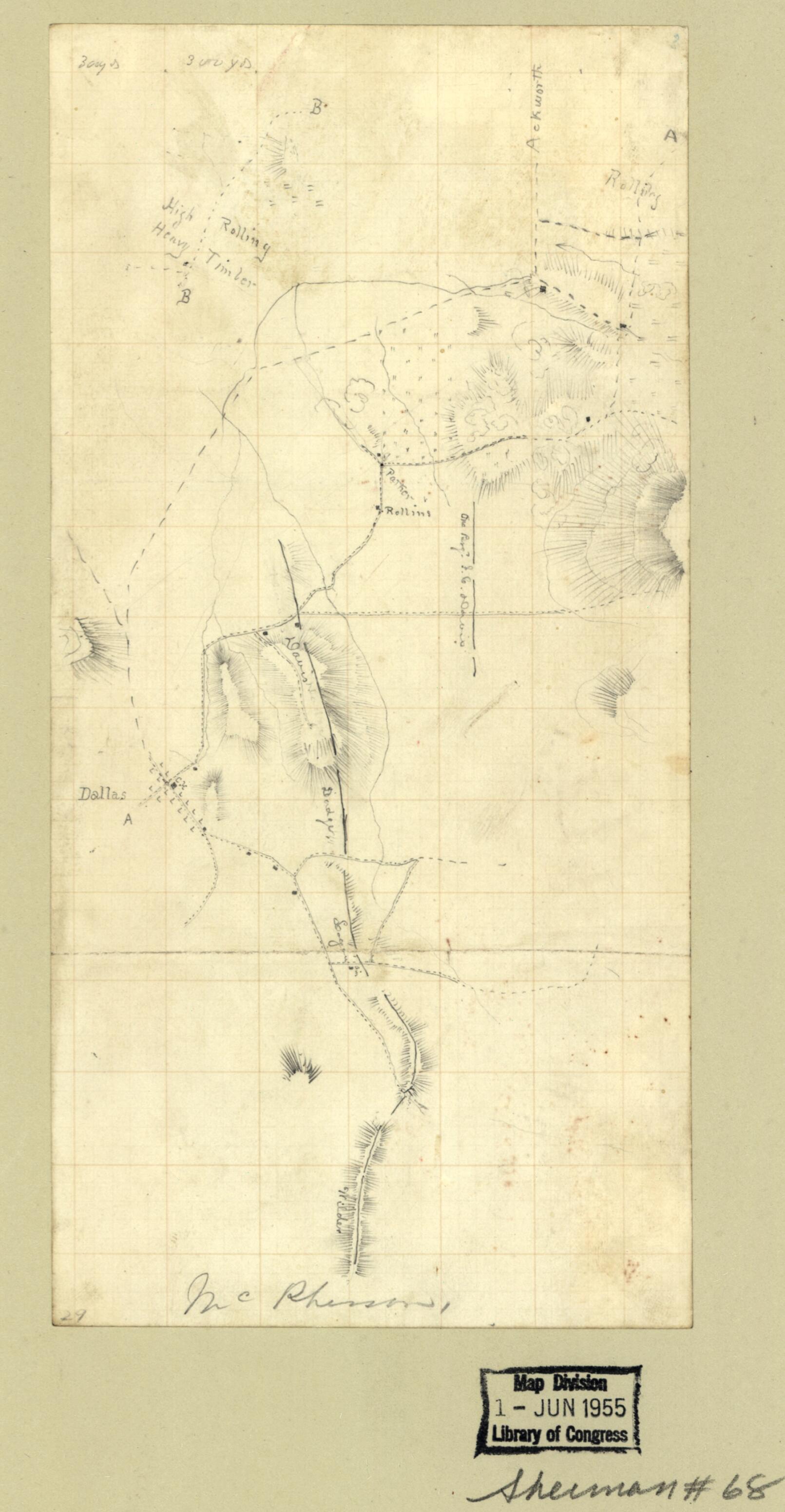 This old map of June 5, from 1864 was created by in 1864