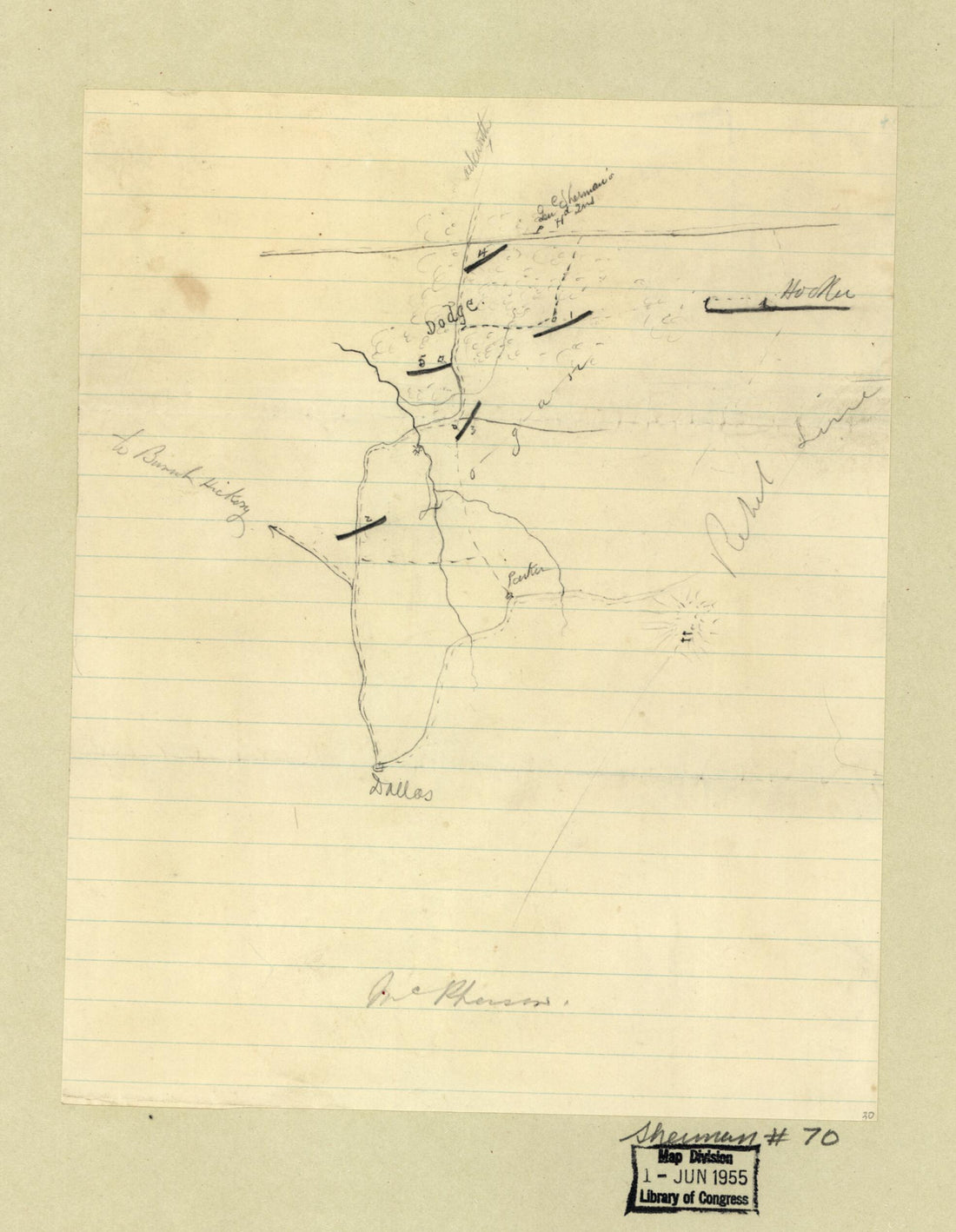 This old map of June 5, from 1864 was created by  in 1864