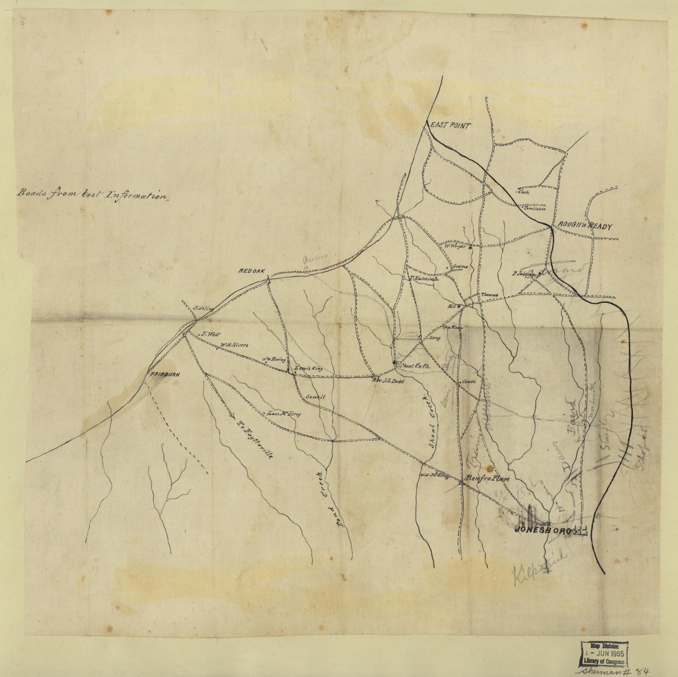 This old map of Sept. from 1864 was created by in 1864