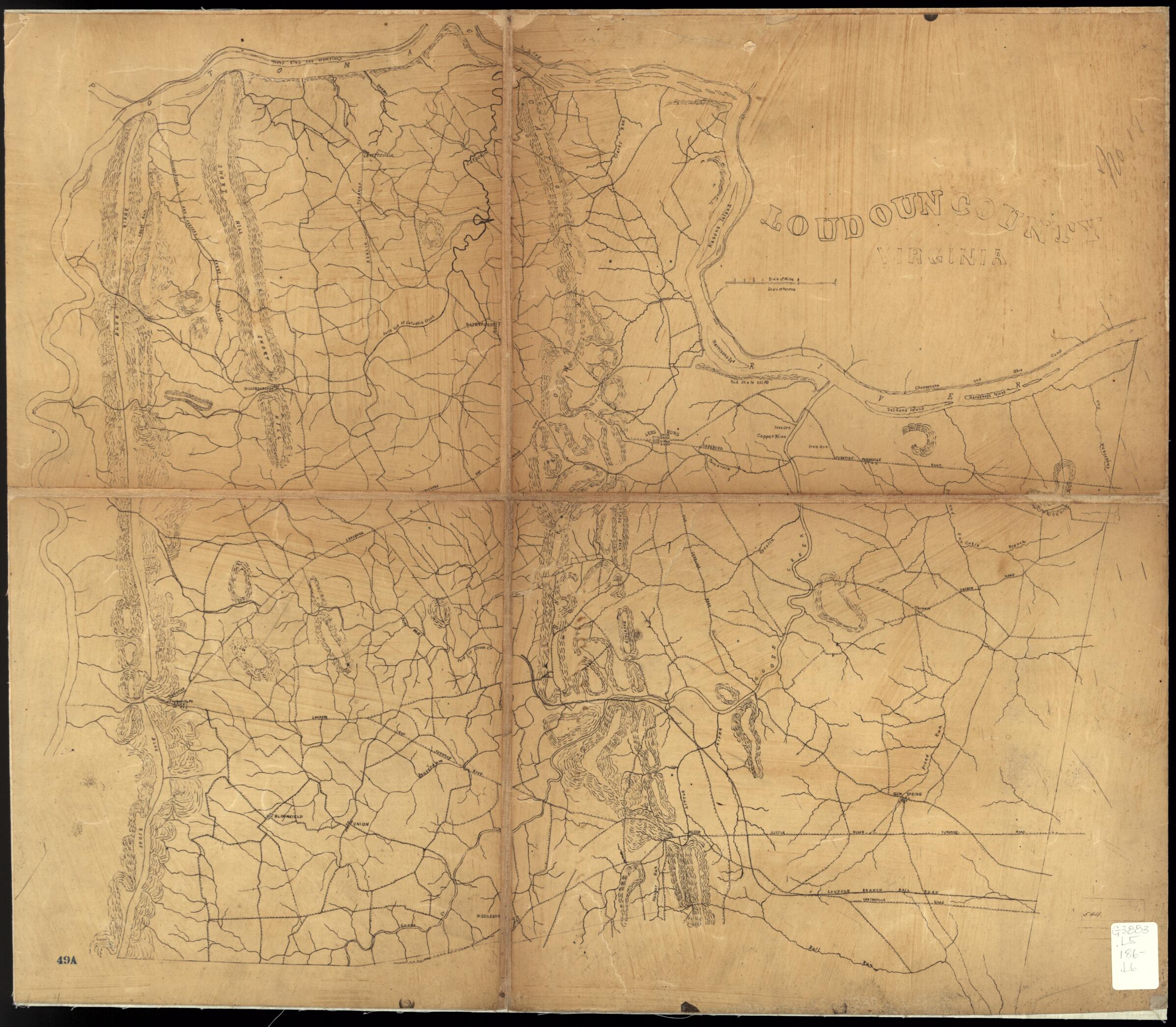 This old map of ? from 1860 was created by in 1860