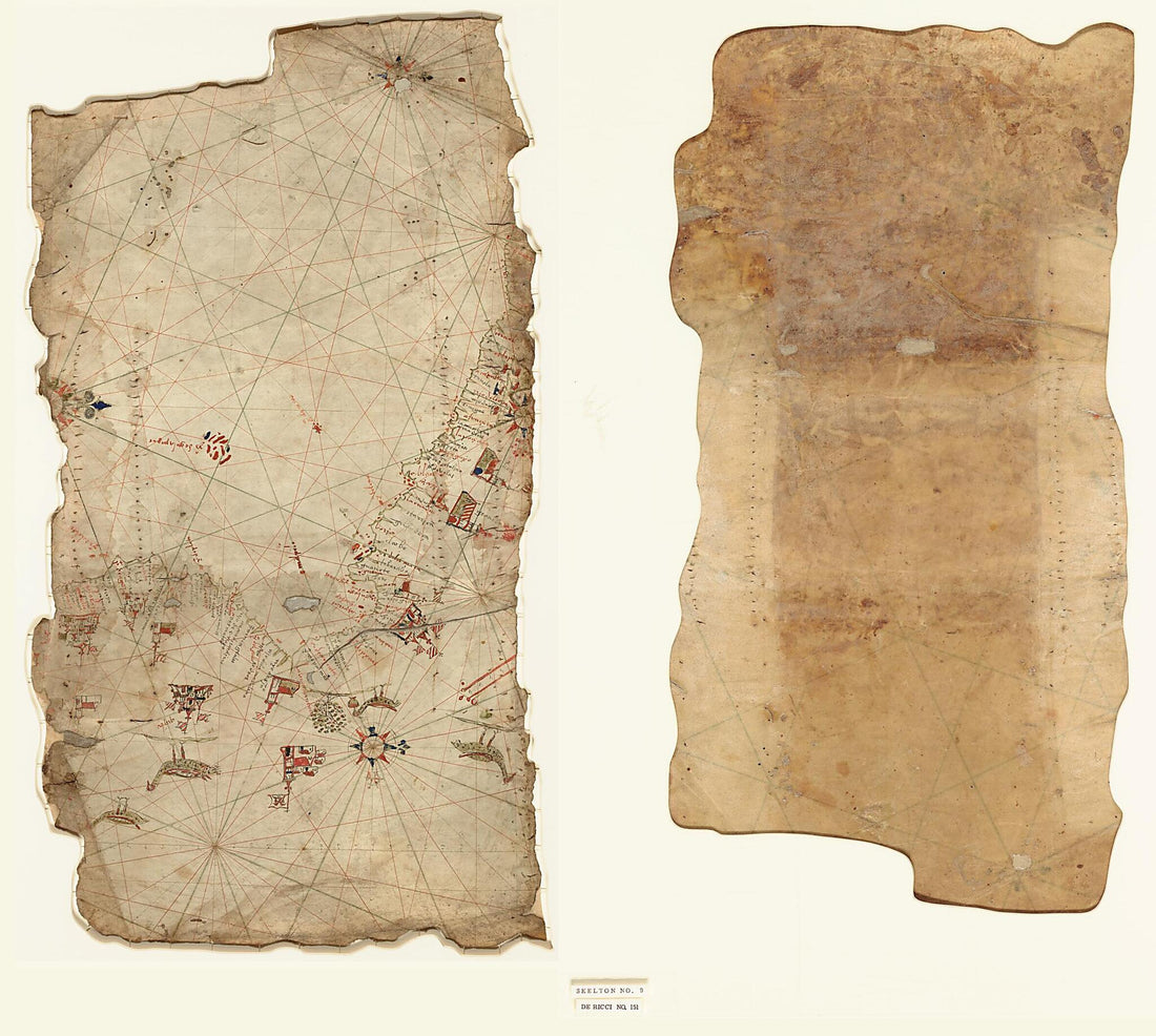 This old map of Portolan Chart of the Pacific Coast from Guatemala to Northern Peru With the Galapagos Islands from 1565 was created by in 1565