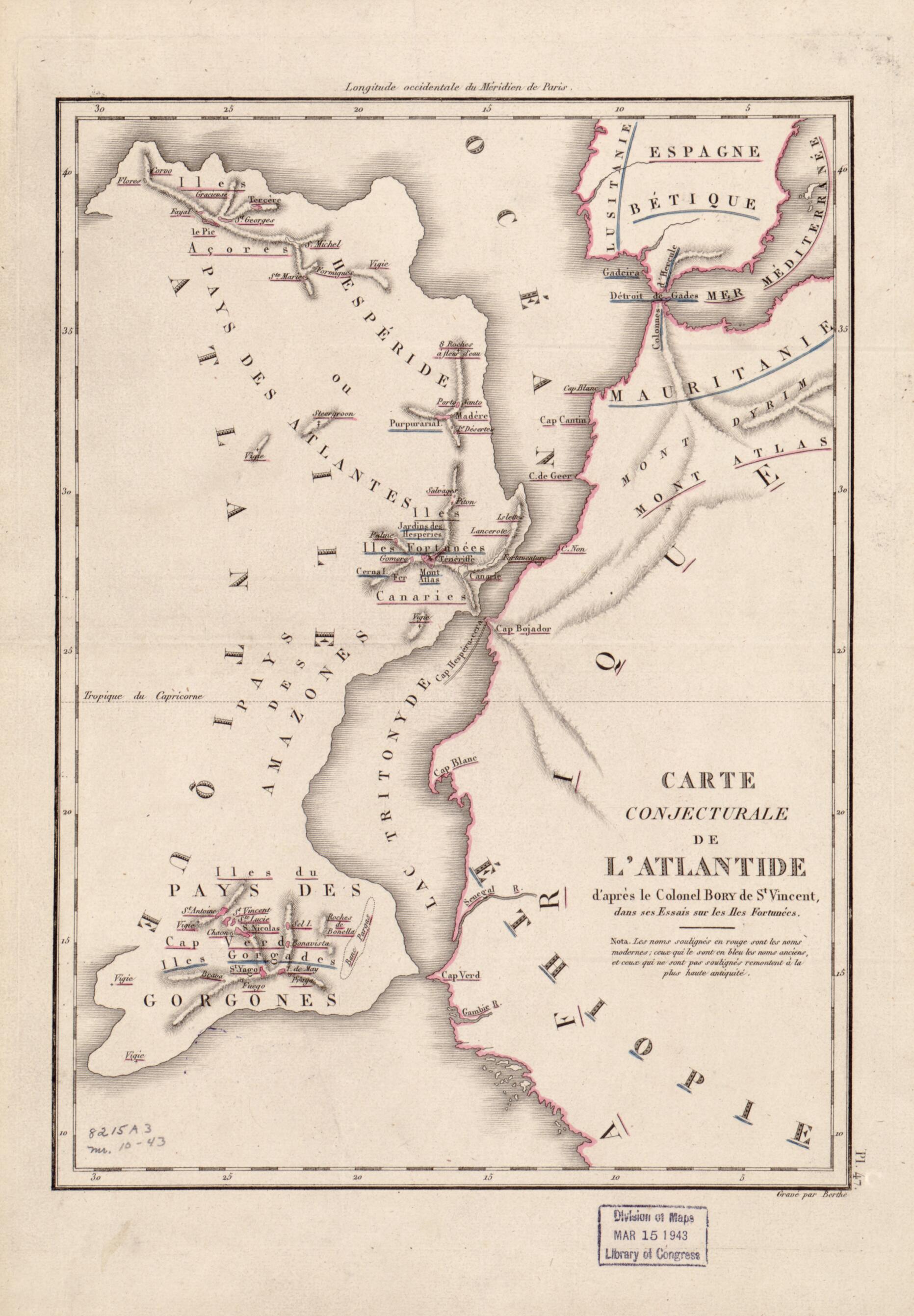 Carte Conjecturale De L&