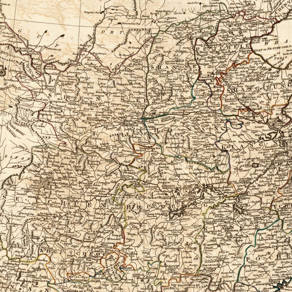 This old map of China Divided Into Provinces Drawn from the Best Authorities from 1799 was created by William Guthrie in 1799