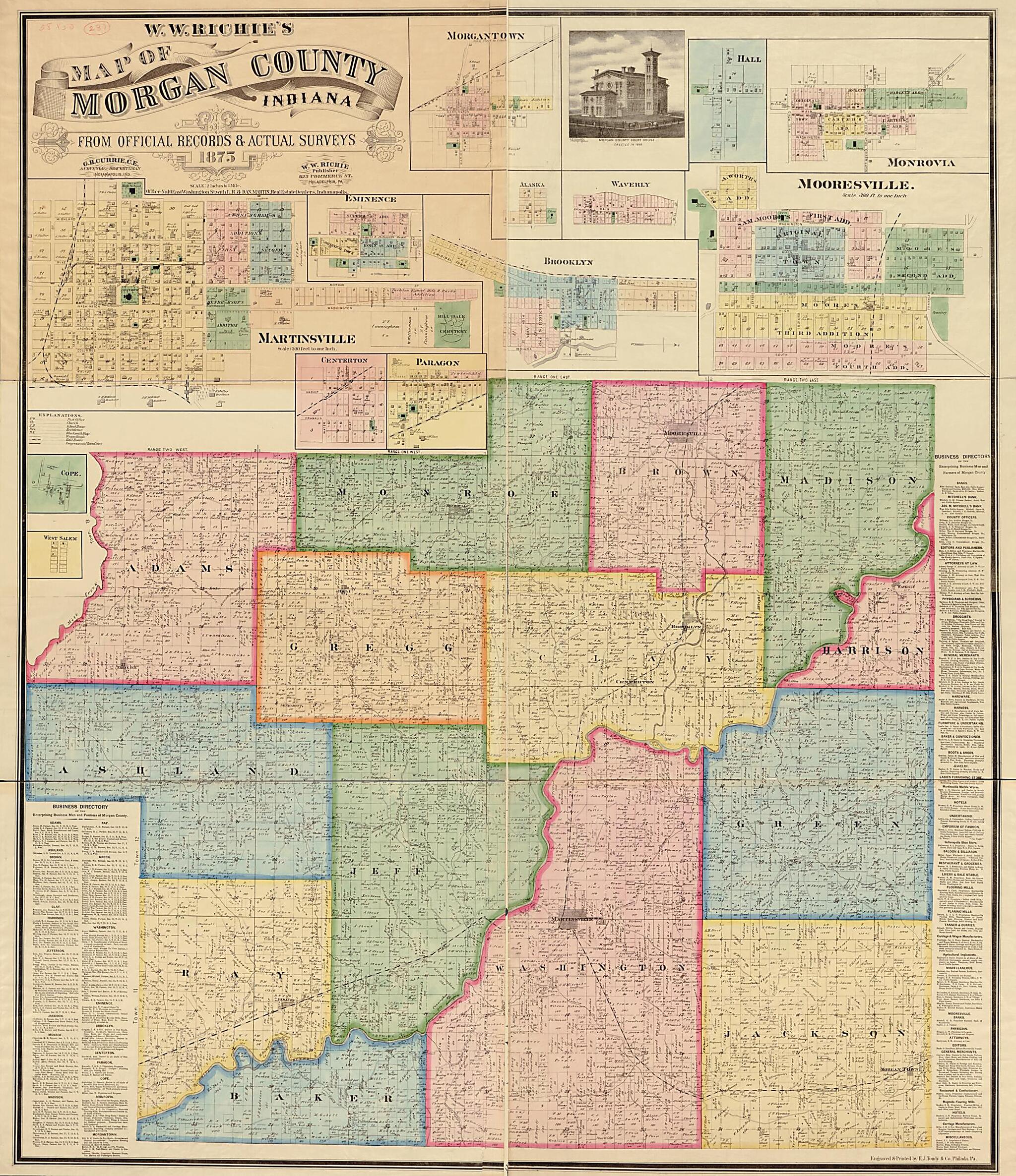 This old map of W. W. Richie&