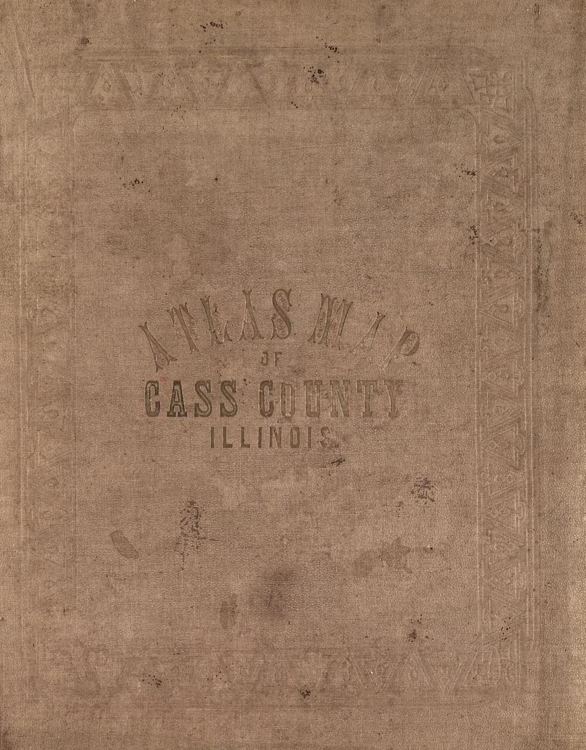 This old map of Illustrated Atlas Map of Cass County, Illinois : Carefully Compiled from Personal Examinations and Surveys. (Atlas Map of Cass County, Illinois) from 1874 was created by W.R. Brink & Co in 1874