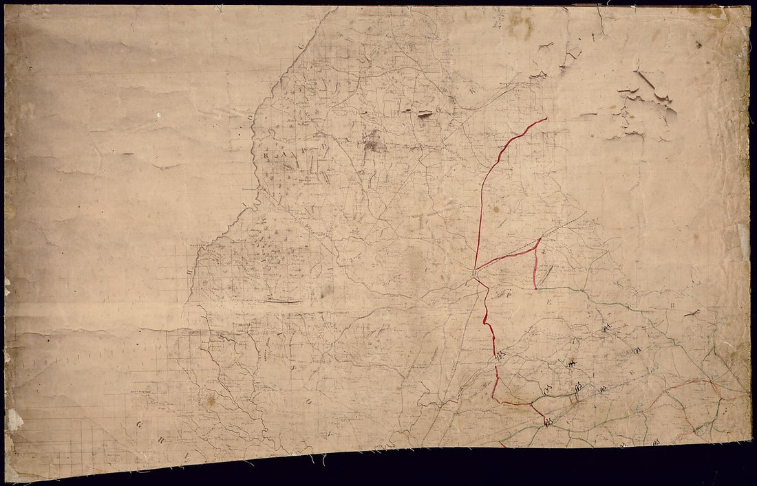 This old map of Map of a Portion of Eastern Virginia from 1864 was created by Confederate States of America. Army. Department of Northern Virginia. Chief Engineer&