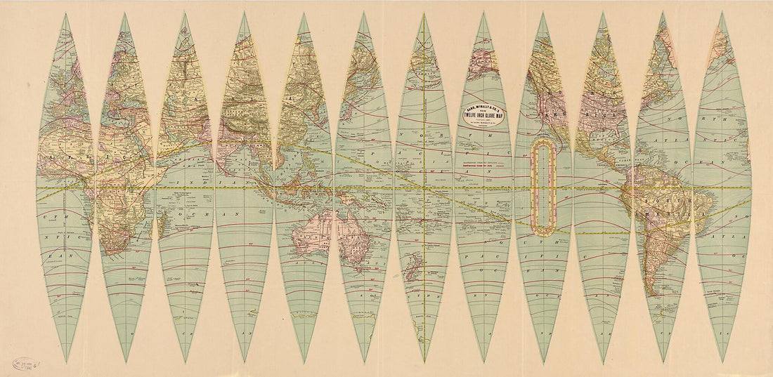 This old map of Rand McNally & County&