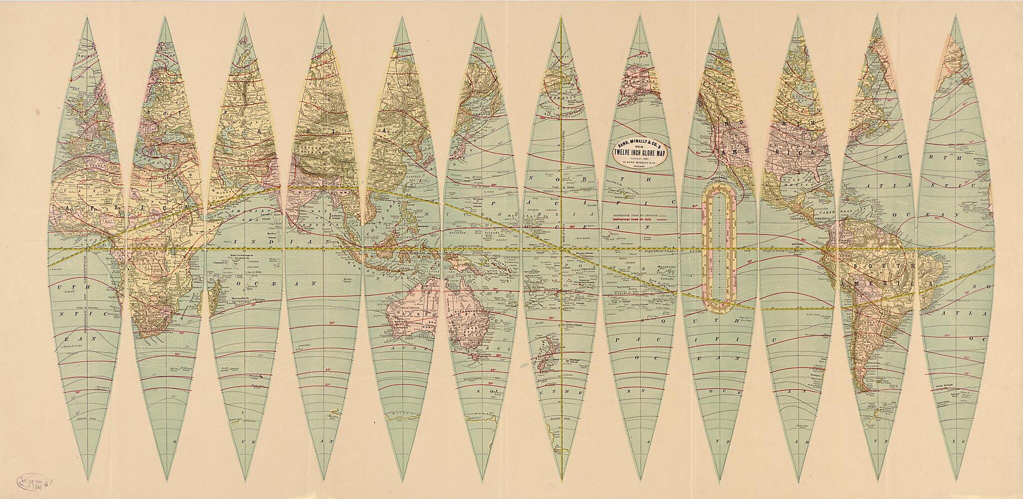 This old map of Rand McNally & County&
