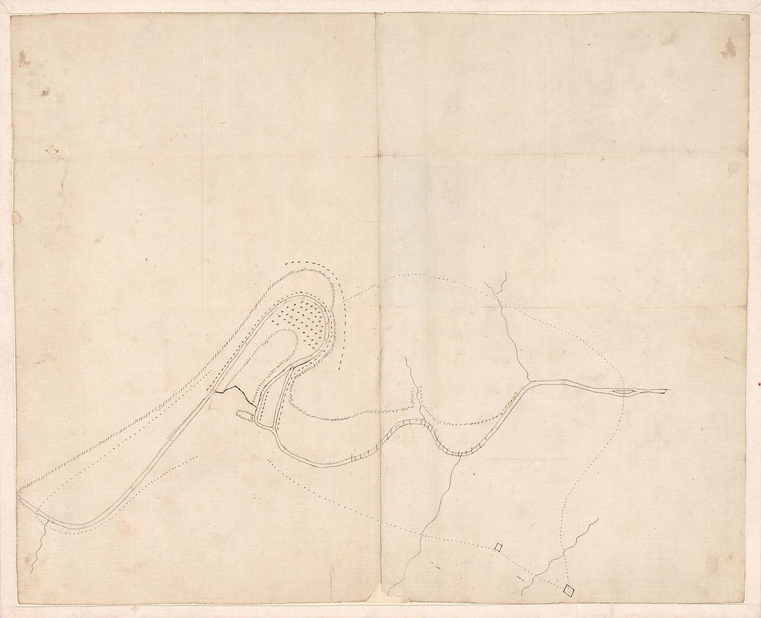 This old map of Plan of Bend and Breast Works of Tohopeka, the Battle of the 27th March from 1814 was created by in 1814