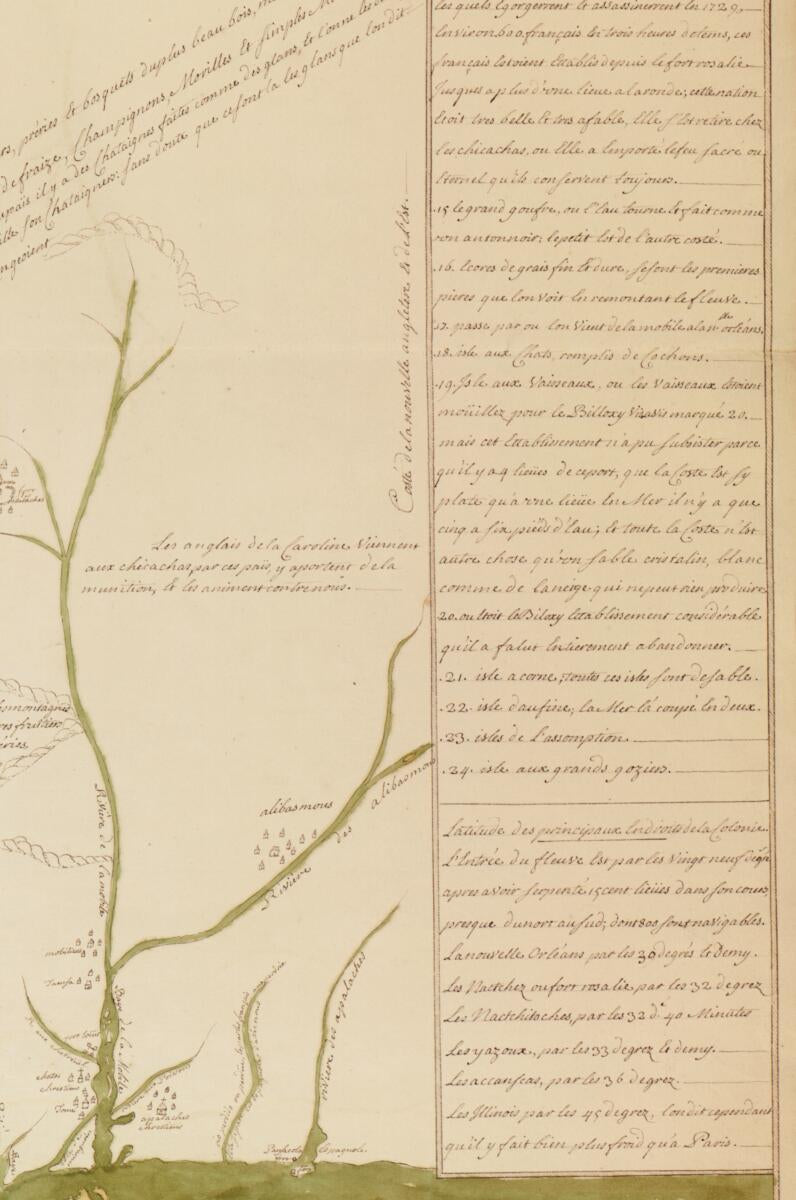 This old map of Carte De La Province Et Colonie De La Louisiane, Dans La Partie Septentrionnal De L&
