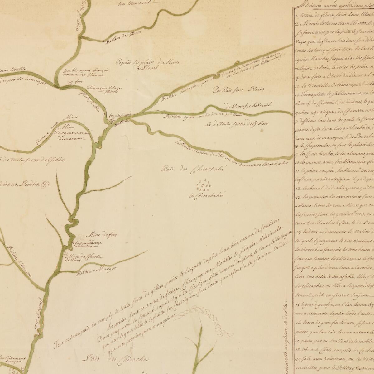 This old map of Carte De La Province Et Colonie De La Louisiane, Dans La Partie Septentrionnal De L&