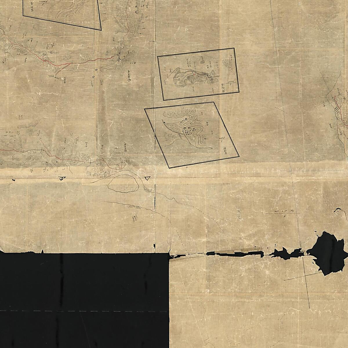 This old map of Yōkachin Yori Kinpo Kōka Saimoppo O Hete Goryūdō Ni Itaru Rojōzu (自楊花鎮經金浦江華濟物浦至梧柳洞路上圖 /) from 1883 was created by Shinzō Isobayashi in 1883