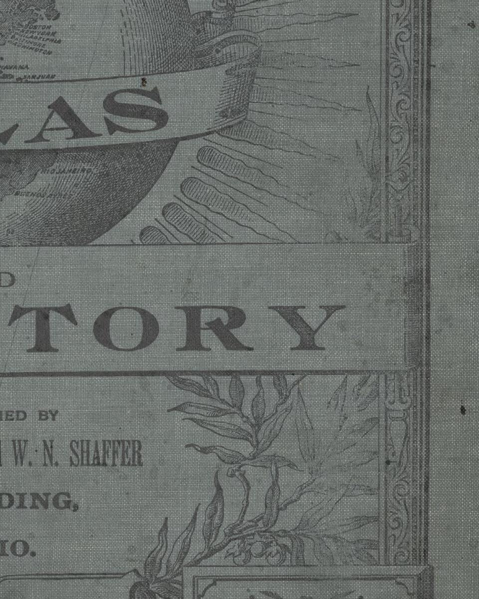 This old map of Atlas and Directory of Paulding County, Ohio : Containing Maps of Paulding County, Townships, and Incorporated Villages, Also Maps of the United States and State of Ohio : Together With an Outline Map of Paulding County, Showing Location