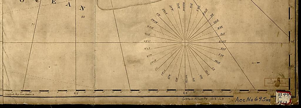 This old map of A New Chart of Nantucket Shoals & George&