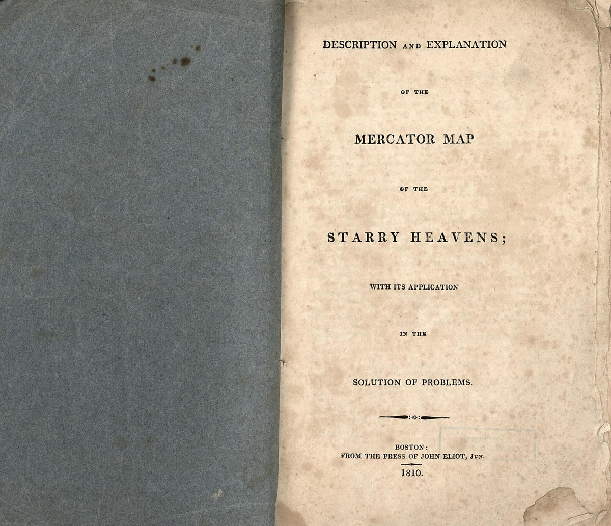 A Mercator Map of the Starry Heavens : Comprehending the Whole Equinoctial and Terminated by the Polar Circles 1810 by Relic Map Company
