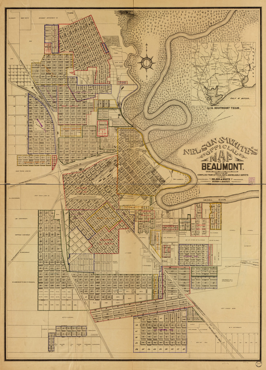 This old map of Nelson & White&