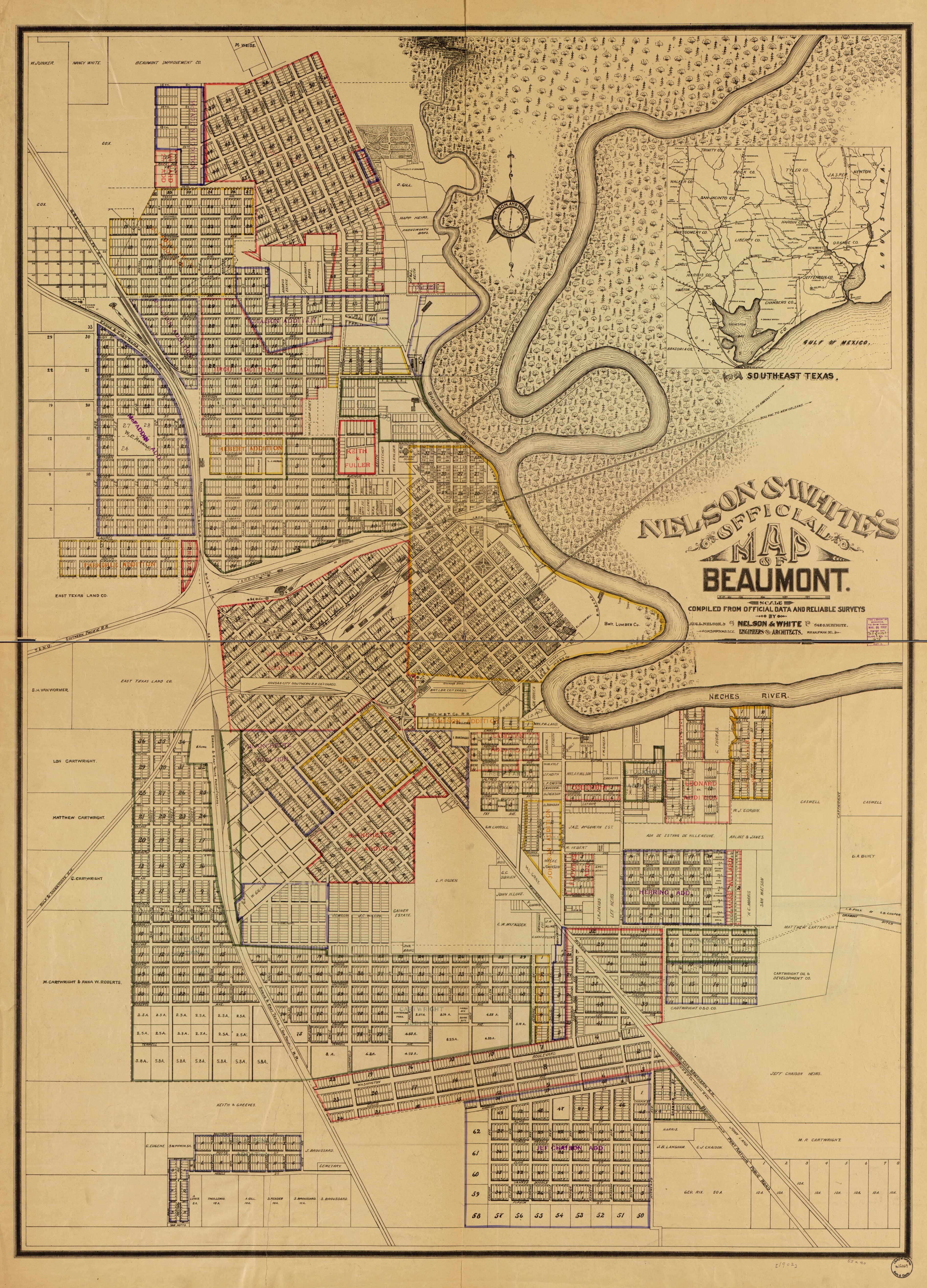 This old map of Nelson & White&