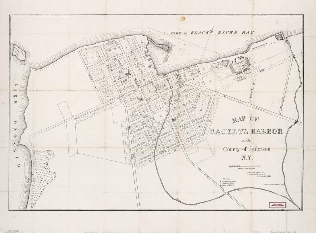 This old map of Map of Sacket&