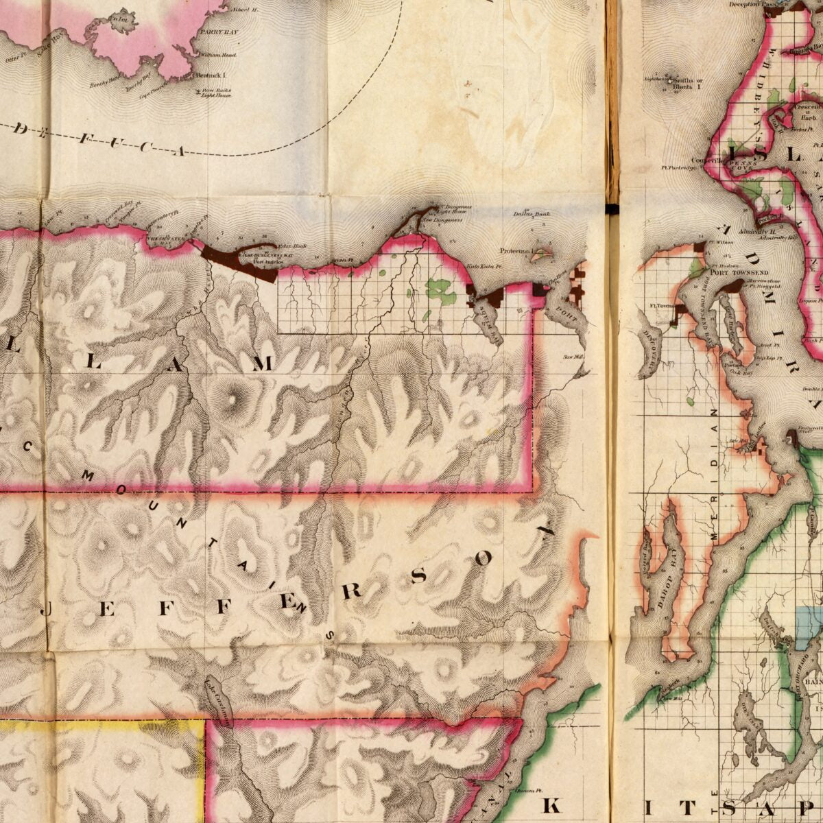 This old map of Map of Washington Territory : West of the Cascade Mountains (Washington Territory) from 1870 was created by  G.W. & C.B. Colton & Co, Charles A. White, Charles A. (Charles Abiathar) White in 1870