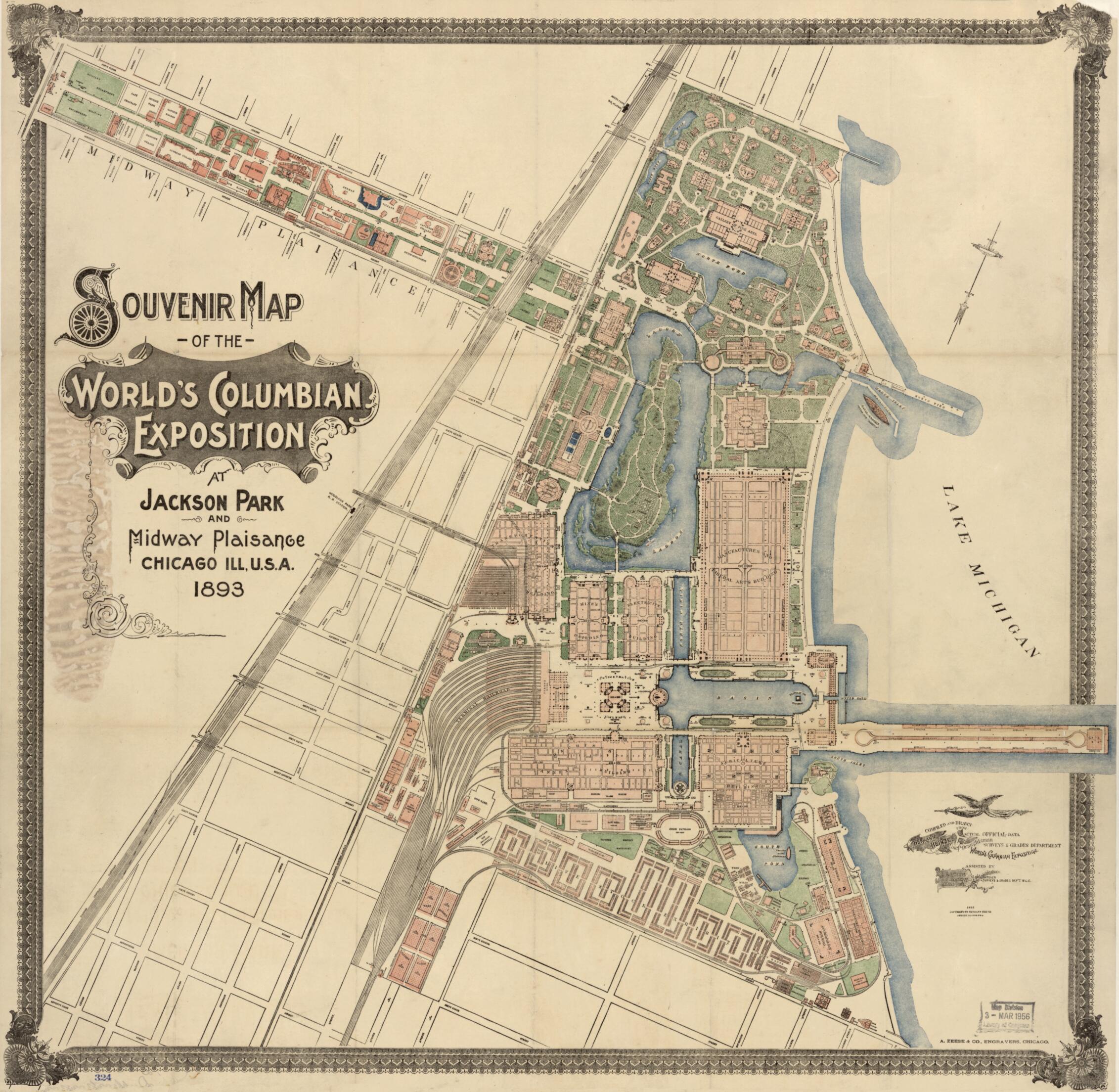 This old map of Souvenir Map of the World&