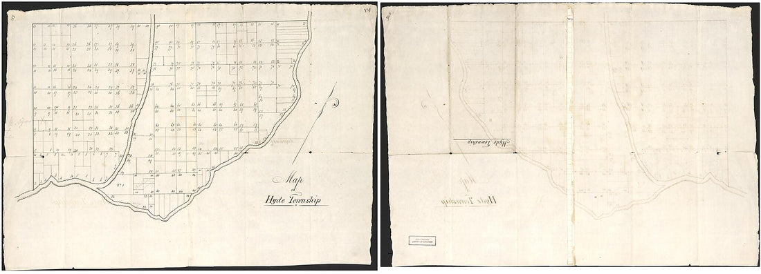 This old map of Map of Hyde Township. (Hyde Township) from 1810 was created by in 1810