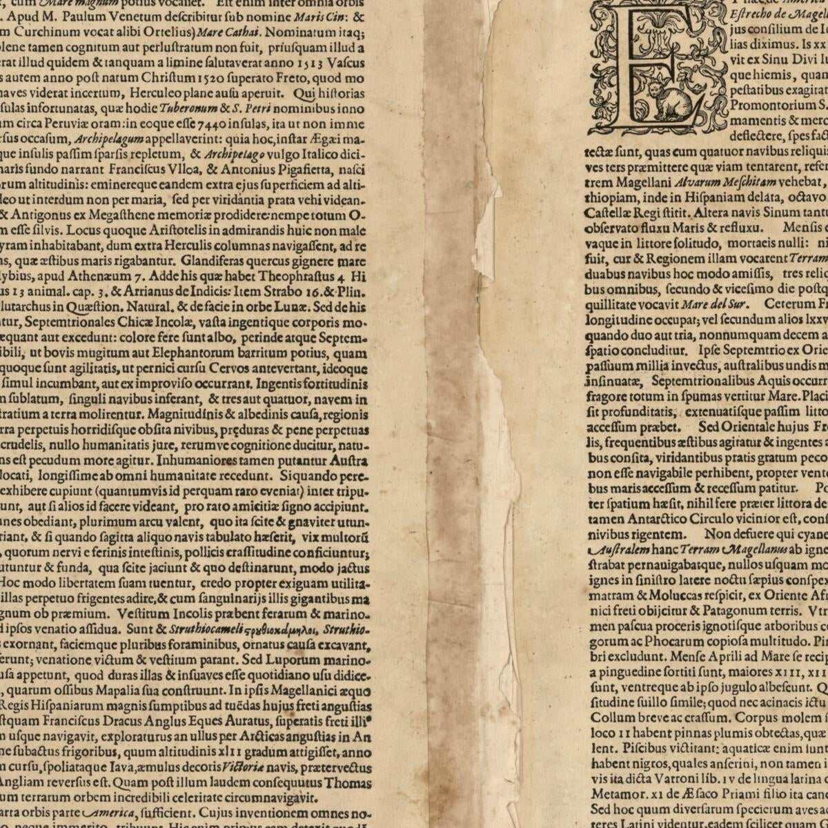 This old map of Exquisita & Magno Aliquot Mensium Periculo Lustrata Et Iam Retecta Freti Magellanici Facies : Eijgentlicke Asbeeldinghe Der Magellanischer Strate Die Nu Met Veel Gevaers Eitelijeke Maenden Doorsien Van Nieus Ondecktis from 1611 was create