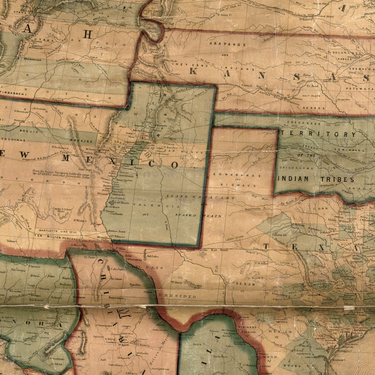 This old map of A New Map of Our Country, Present and Prospective : United States : Compiled from Government Surveys and Other Reliable Sources from 1856 was created by  Gaston & Johnson in 1856