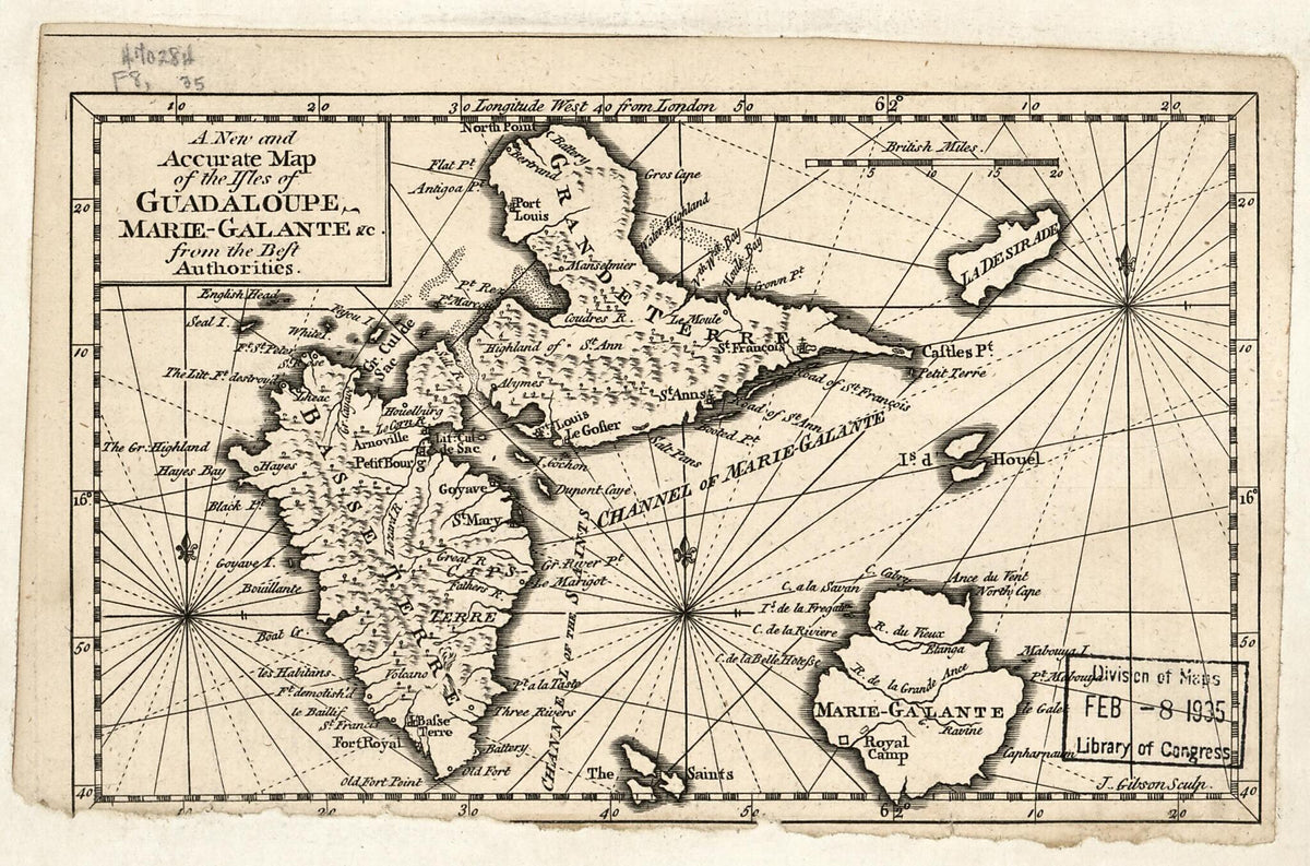 Galante &c. from the Best Authorities 1759 by Relic Map Company