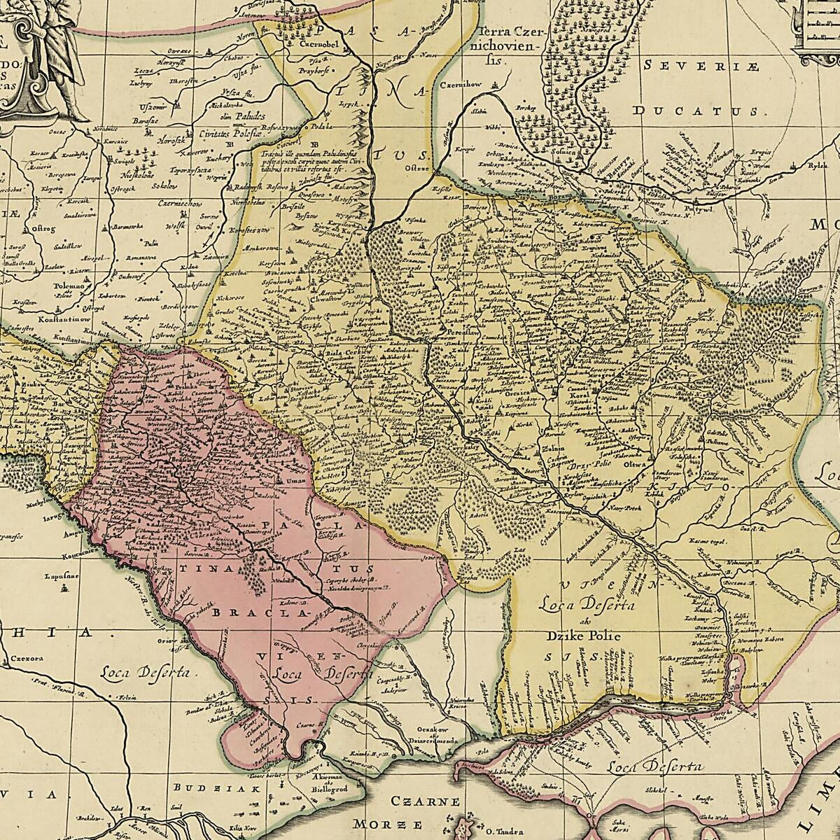 This old map of Typus Generalis Ukrainae : Sive Palatinatuum Podoliae, Kioviensis Et Braczlaviensis Terras Nova Delineatione Exhibens from 1705 was created by Peter Schenk, G. (Gerard) Valck in 1705