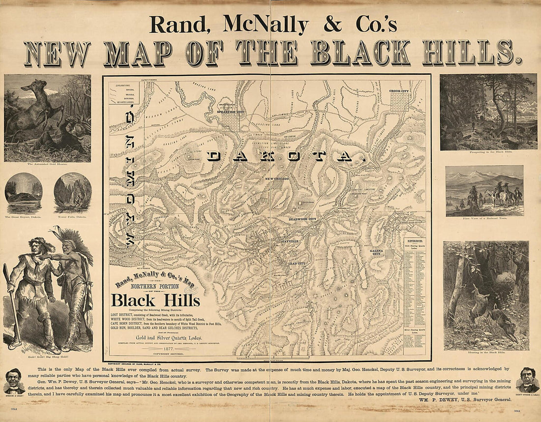 This old map of Rand, McNally & County&