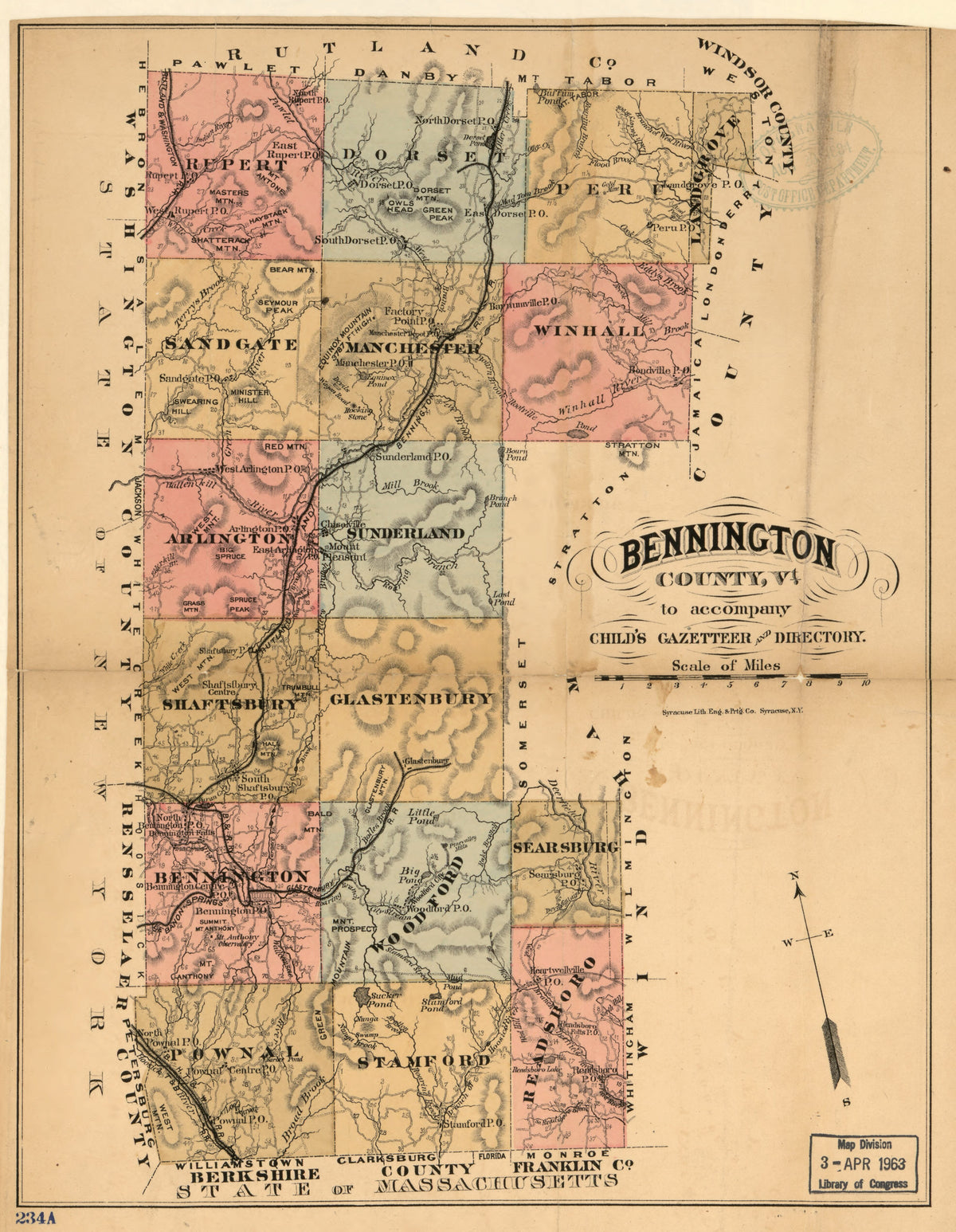 Bennington County, Vermont to Accompany Child&
