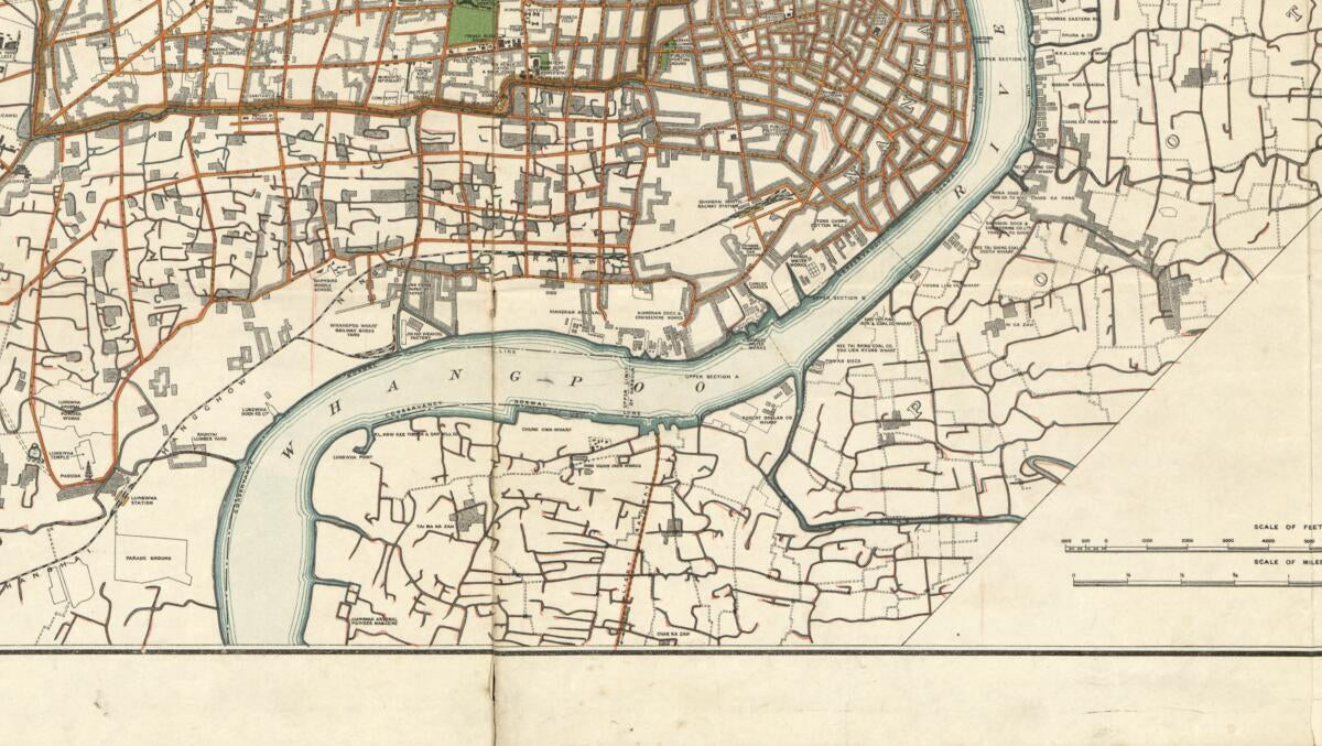 This old map of Plan of Shanghai from 1928 was created by  Edward Stanford Ltd,  Shanghai (China : International Settlement). Municipal Council in 1928