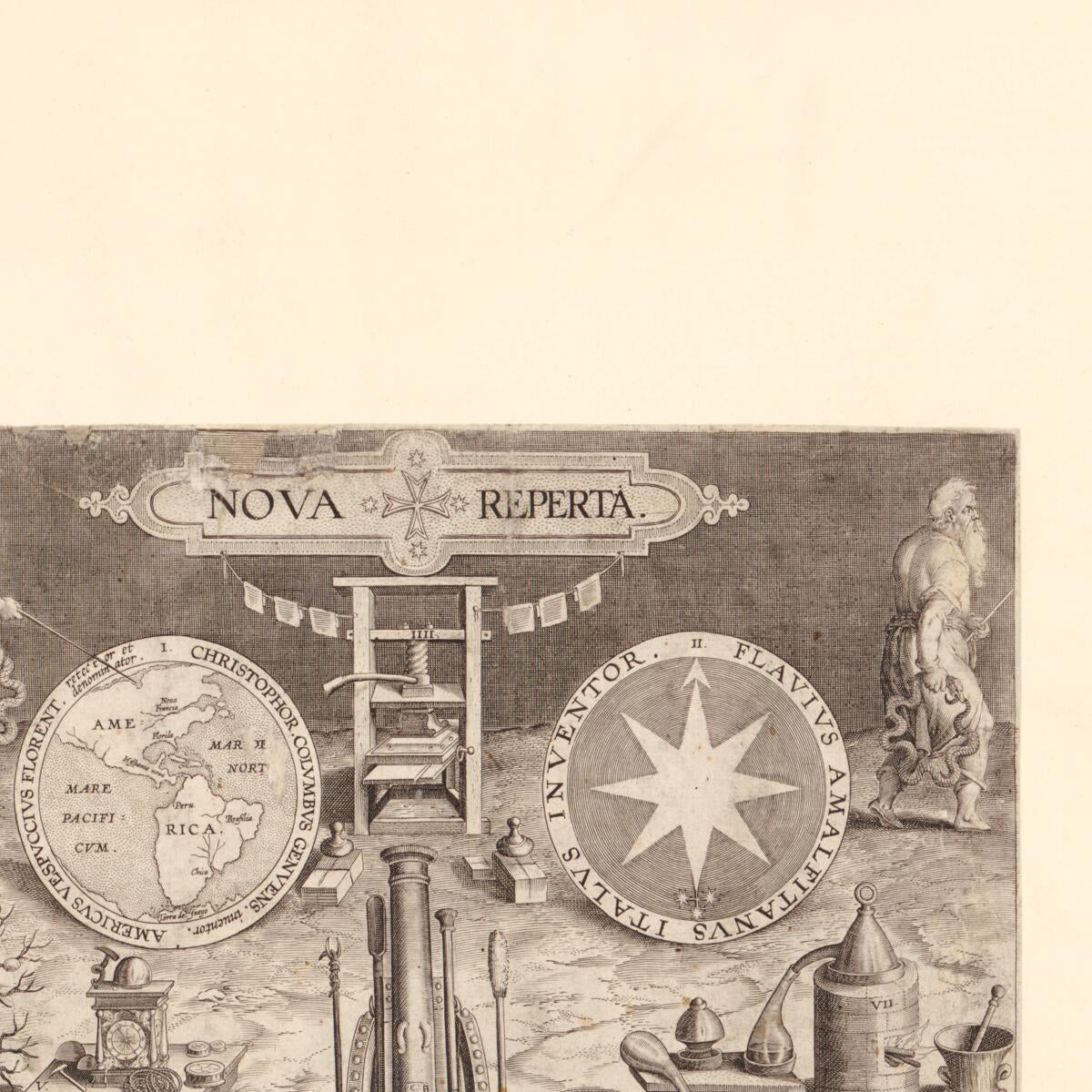 This old map of Map of the Western Hemisphere from 1590 was created by Théodore Galle, Jan Van Der Straet in 1590