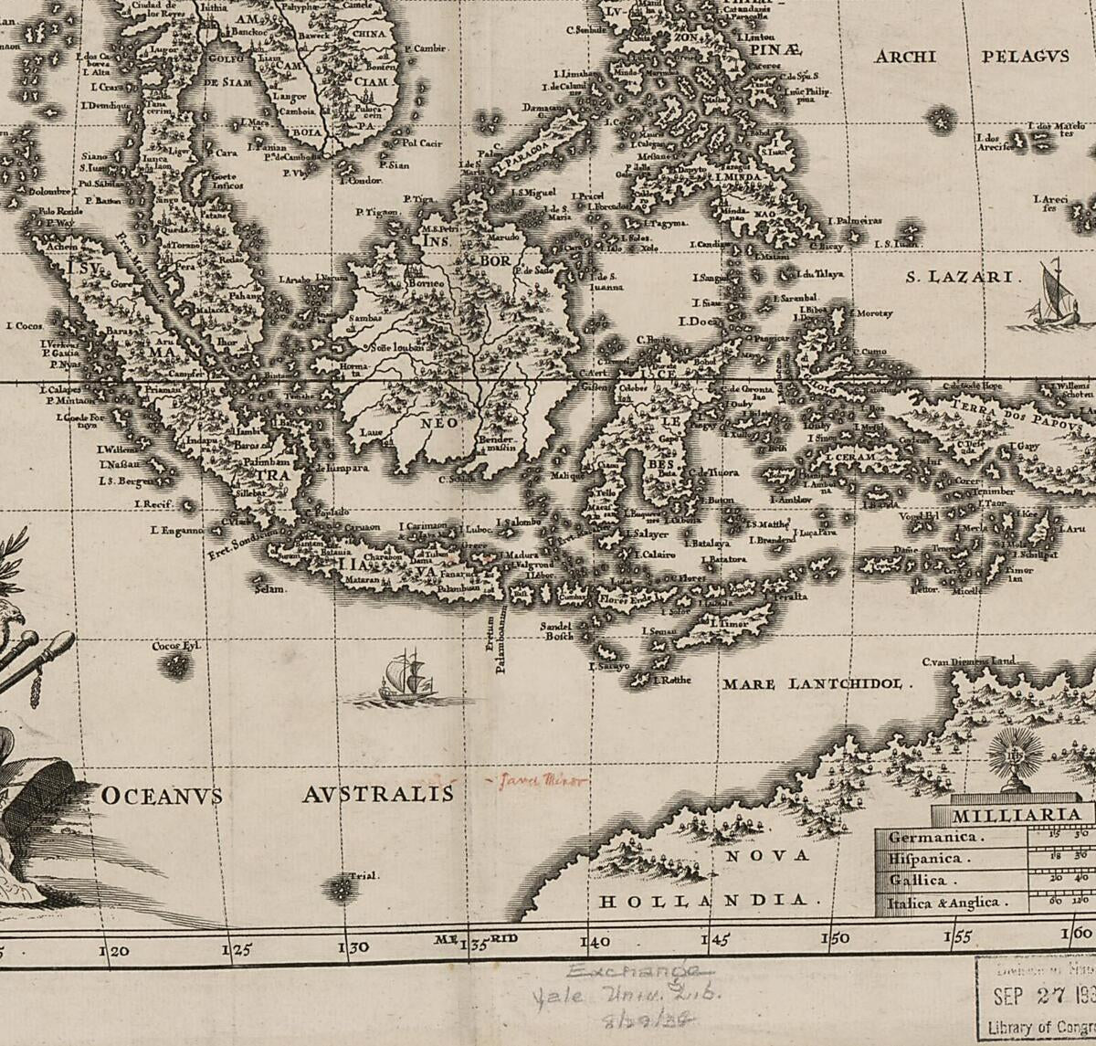 This old map of Insulæ Indicæ Cum Terris Circumvicinis. (Insvlæ Indicæ Cvm Terris Circvmvicinis) from 1600 was created by  in 1600